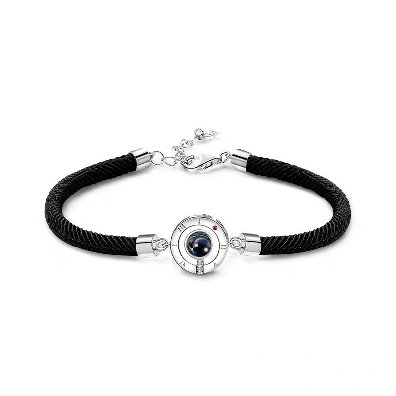 Pulsera - Números Romanos - Negra